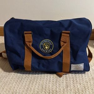 Milwaukee Brewers overnight duffle bag